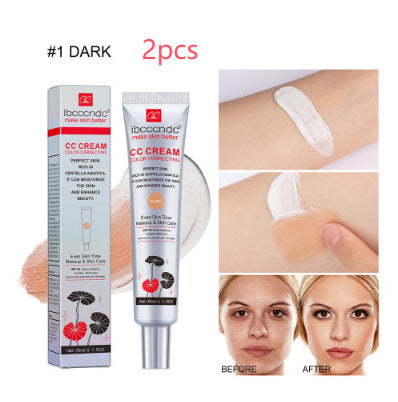 Moisturizing Correcting CC Cream Waterproof Anti-sweat Makeup Before Concealer Lasting Women Makeup Protect Skin Erborian Make